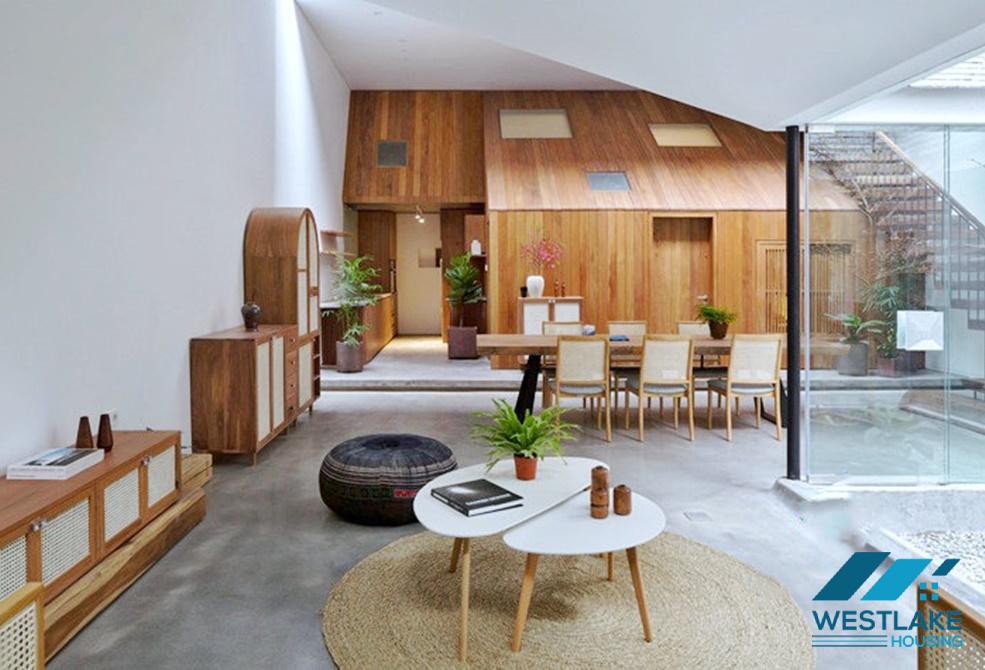 A Japanese style villa for rent in To ngoc van, Tay ho