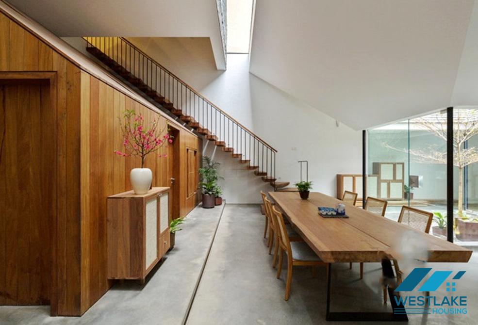 A Japanese style villa for rent in To ngoc van, Tay ho