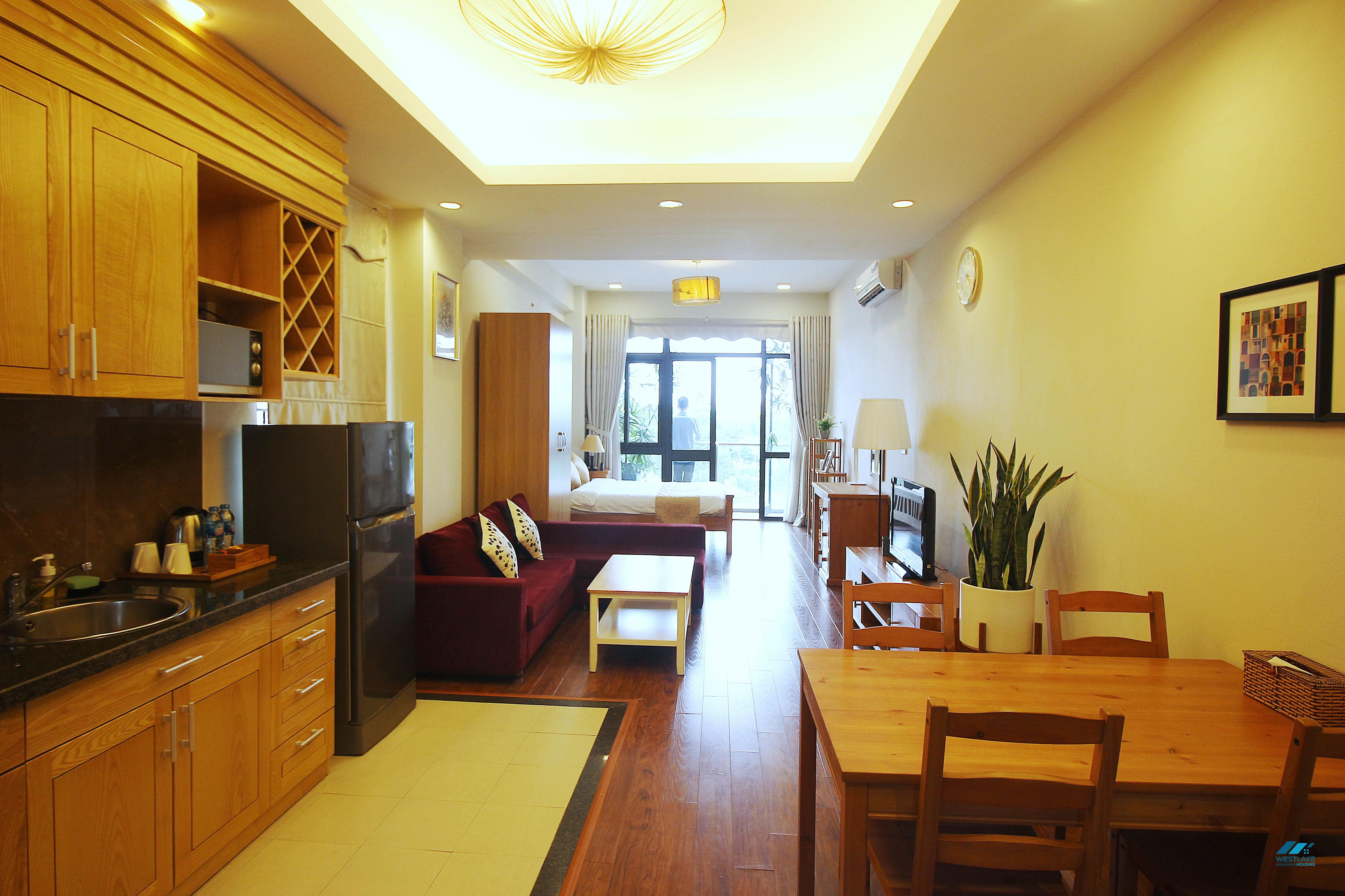 Lakeview Studio for rent in Ho Ba Mau st, Hai Ba Trung district, Ha Noi.