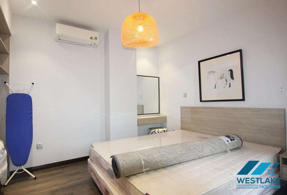 A high-end one bedroom apartment for rent is located on Bich Cau street,  Dong Da District