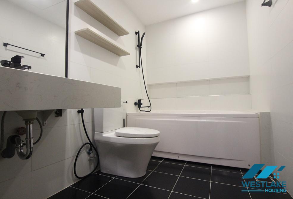 A high-end one bedroom apartment for rent is located on Bich Cau street,  Dong Da District