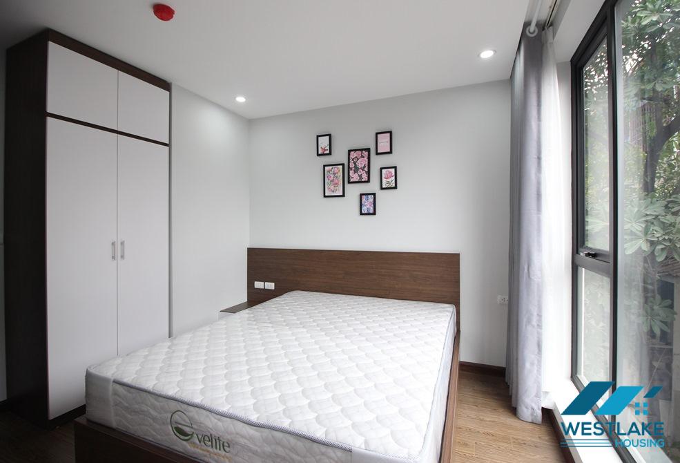 Bright one bedroom apartment for rent on To Ngoc Van street, Tay Ho district, Ha Noi