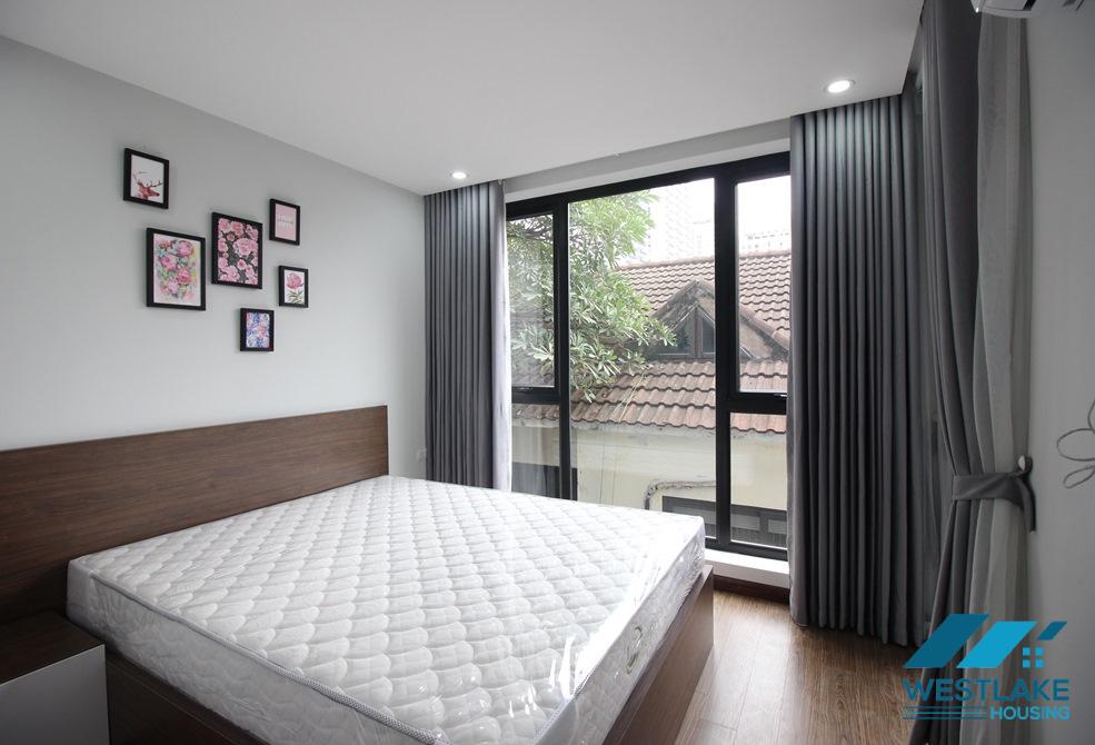 Bright one bedroom apartment for rent on To Ngoc Van street, Tay Ho district, Ha Noi