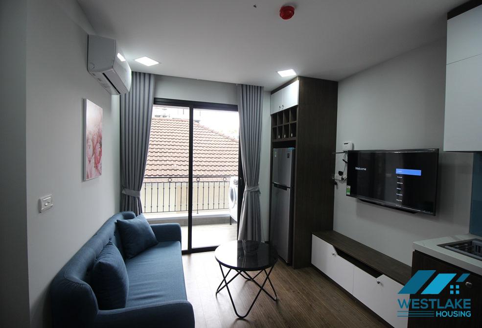 Bright one bedroom apartment for rent on To Ngoc Van street, Tay Ho district, Ha Noi