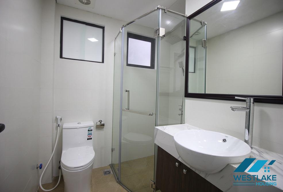 Bright one bedroom apartment for rent on To Ngoc Van street, Tay Ho district, Ha Noi