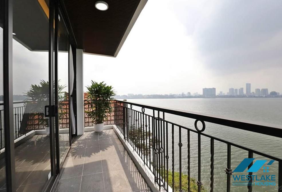 A lakeview serviced apartment for rent in Vu mien, Tay ho