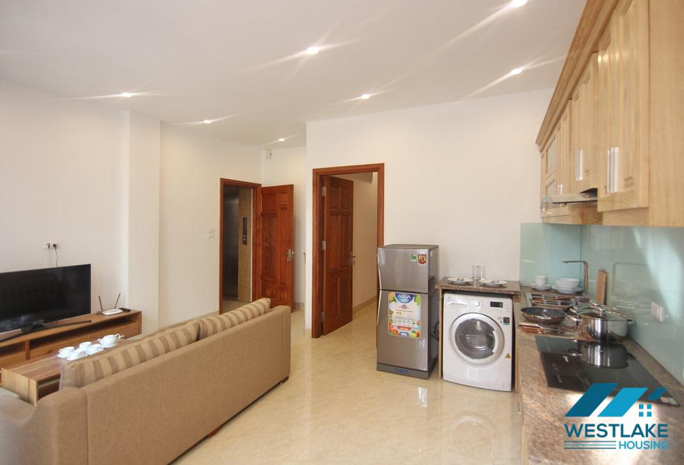 Lovely one bedroom apartment with small balcony for rent in To Ngoc Van, Tay Ho, Ha Noi