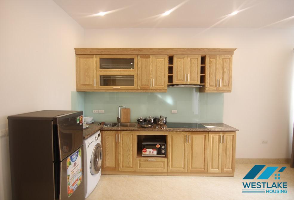 Lovely one bedroom apartment with small balcony for rent in To Ngoc Van, Tay Ho, Ha Noi