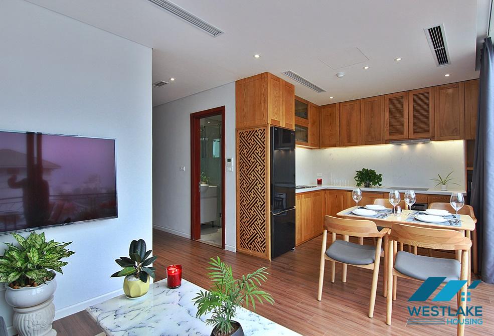 Beautiful 02 bedroom apartment with large balcony for rent in Tay Ho, Ha Noi