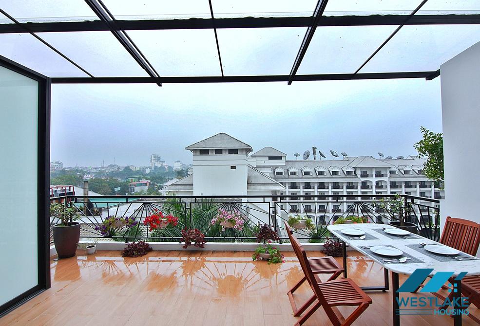Beautiful 02 bedroom apartment with large balcony for rent in Tay Ho, Ha Noi