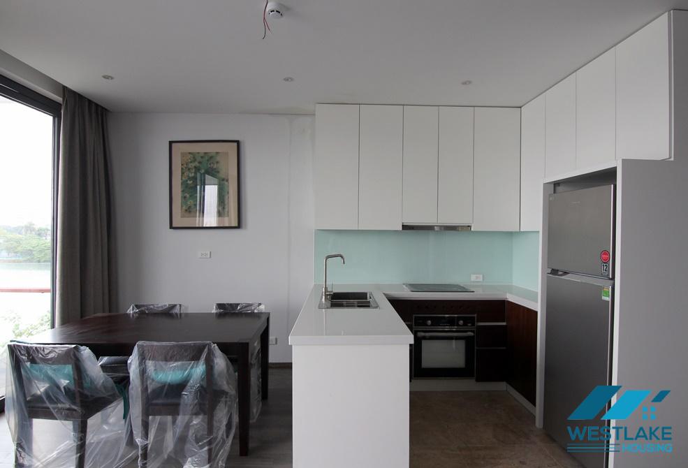 Lake view two bedrooms apartment for rent in Quang Khanh st, Tay Ho