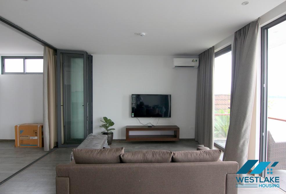 Lake view two bedrooms apartment for rent in Quang Khanh st, Tay Ho