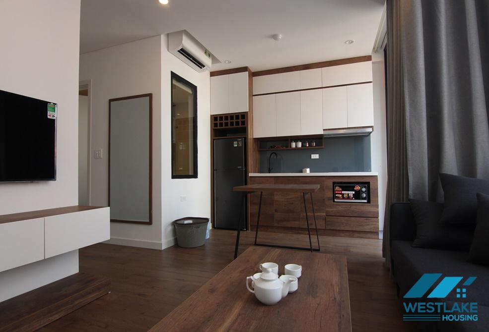 High floor, one bedroom apartment for rent in Tay Ho, Ha Noi