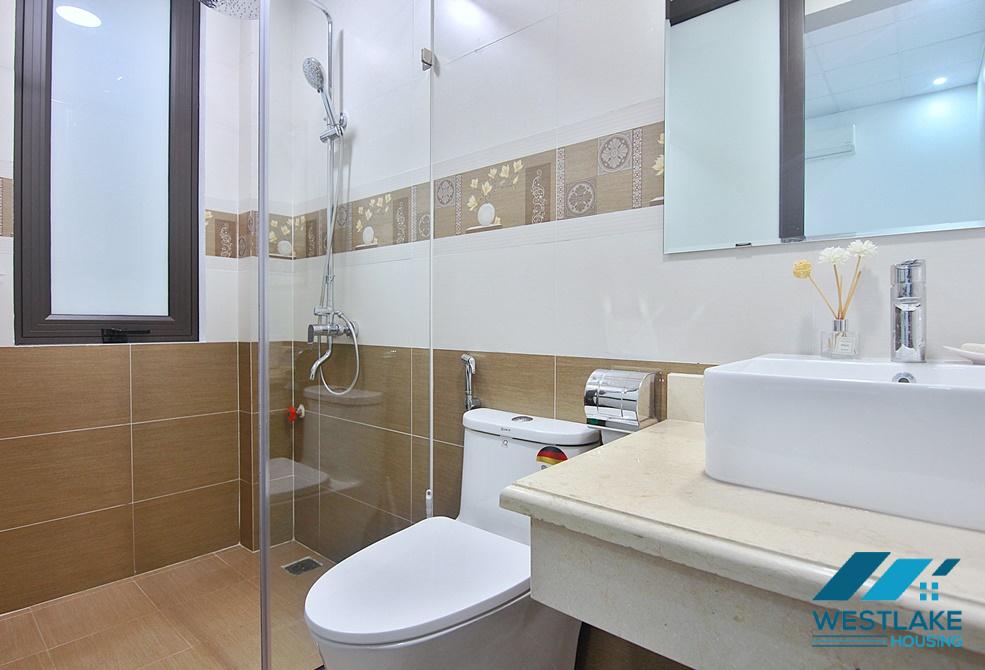 Green house for rent in An Duong, Tay Ho area