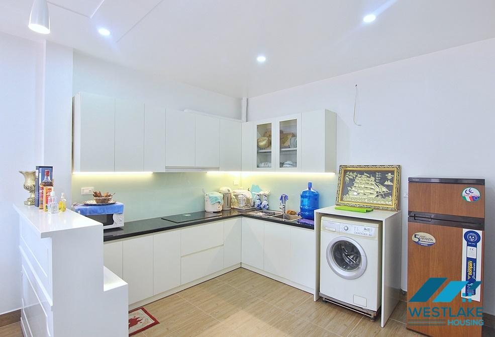 Green house for rent in An Duong, Tay Ho area