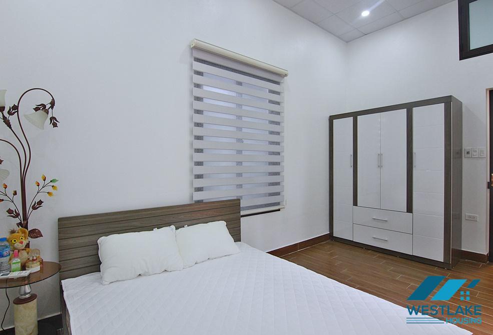 Green house for rent in An Duong, Tay Ho area