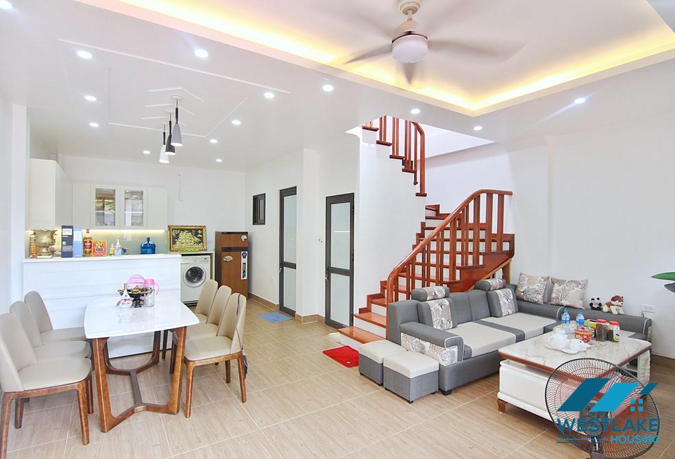 Green house for rent in An Duong, Tay Ho area