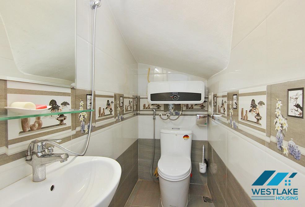 Green house for rent in An Duong, Tay Ho area