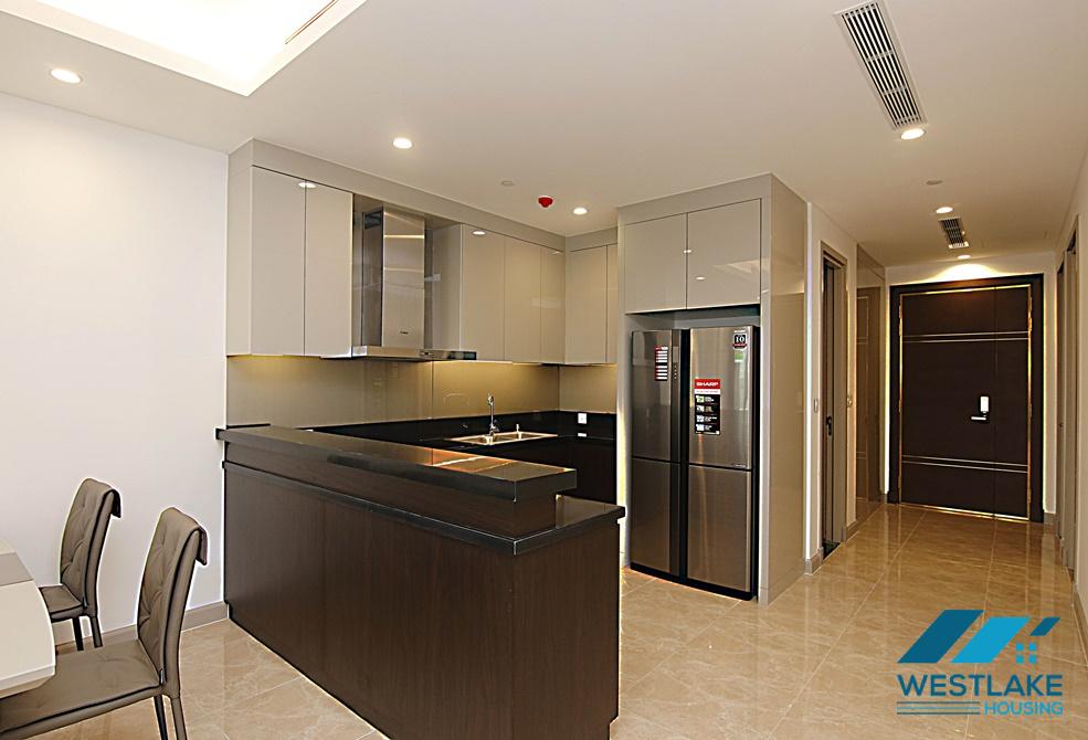 Cho thuê căn hộ 3 phòng ngủ tại tòa nhà Sun Grand, Thụy Khuê, Ba Đình.