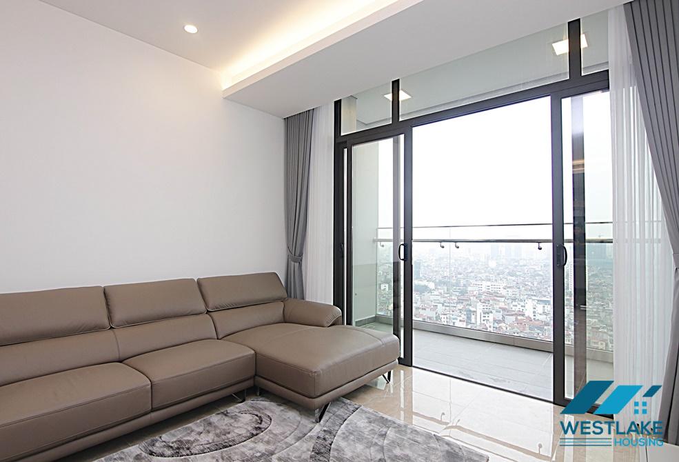 Cho thuê căn hộ 3 phòng ngủ tại tòa nhà Sun Grand, Thụy Khuê, Ba Đình.