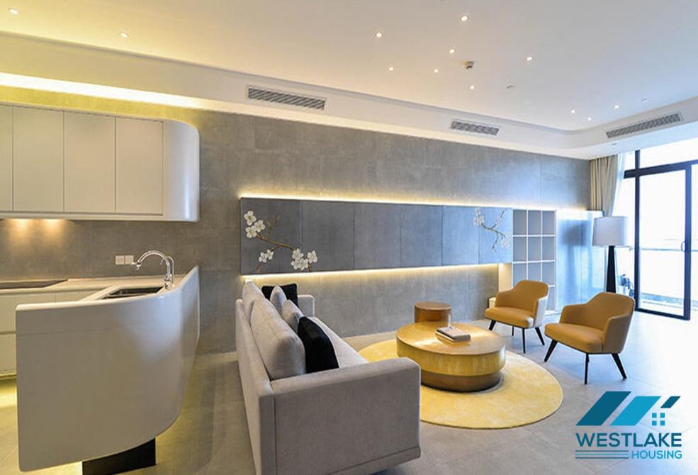 Cho thuê căn hộ 2 phòng ngủ tuyệt đẹp tại Sun Grand, Thụy Khuê, Ba Đình.
