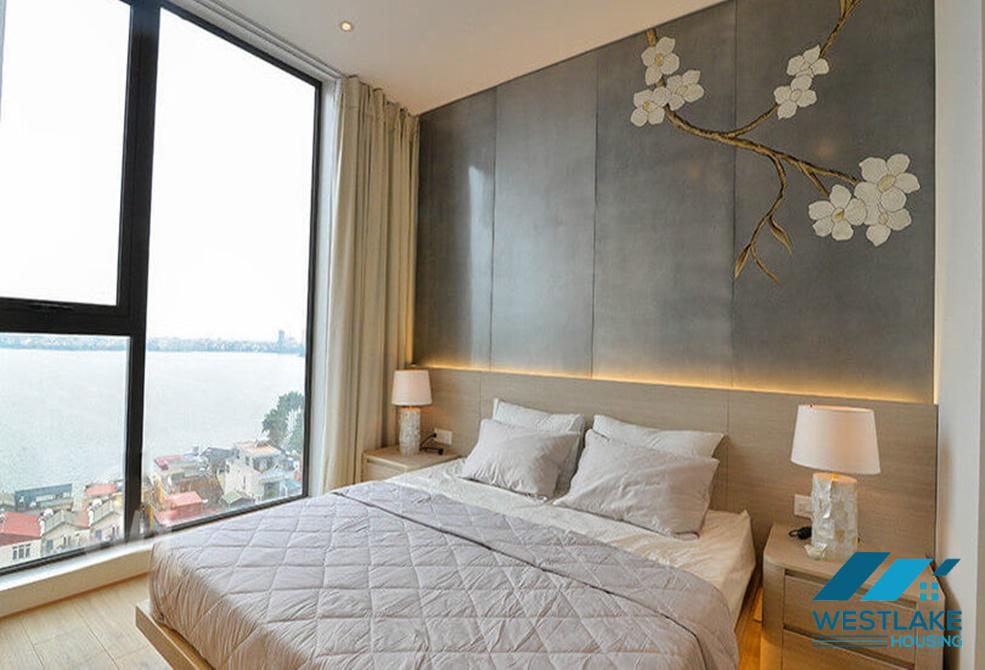 Cho thuê căn hộ 2 phòng ngủ tuyệt đẹp tại Sun Grand, Thụy Khuê, Ba Đình.