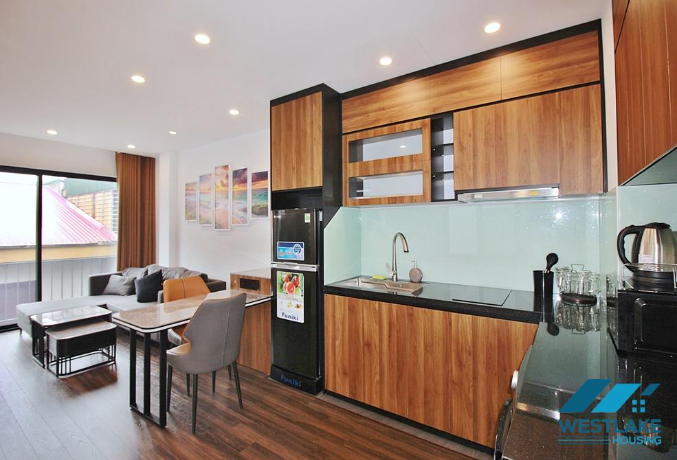 A bright one bedroom apartment for rent on Dang Thai Mai street, Tay Ho, Ha Noi