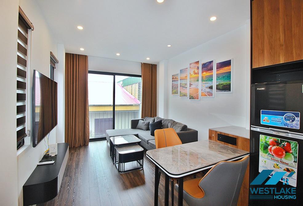 A bright one bedroom apartment for rent on Dang Thai Mai street, Tay Ho, Ha Noi