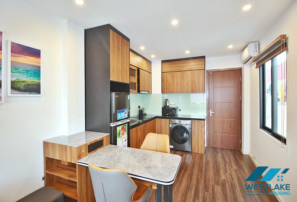 A bright one bedroom apartment for rent on Dang Thai Mai street, Tay Ho, Ha Noi