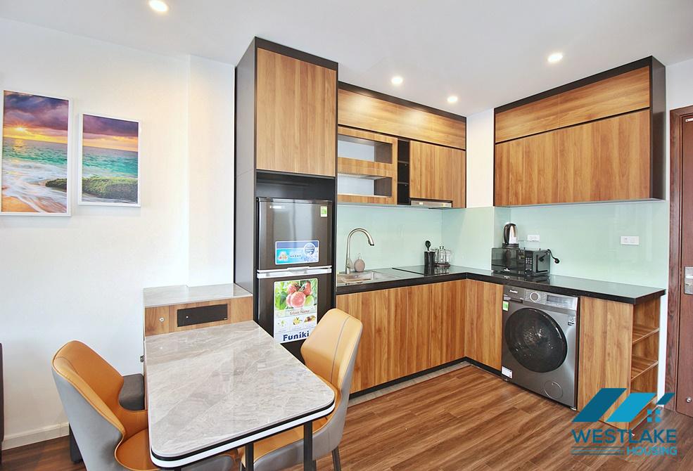 A bright one bedroom apartment for rent on Dang Thai Mai street, Tay Ho, Ha Noi