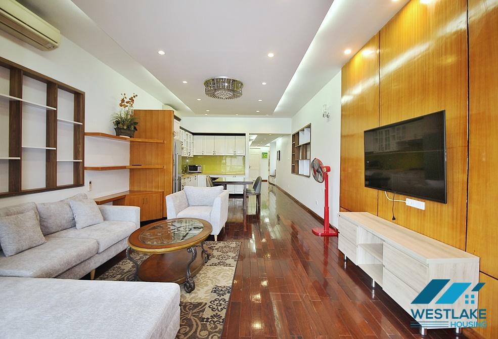 Lake view and spacious 3 beds apartment for lease in Vu Mien st, Tay Ho