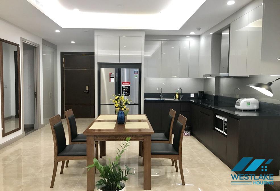 Căn hộ 2 phòng ngủ được trang trí đẹp mắt tại tòa nhà Sun Grand, Thụy Khuê, Ba Đình.