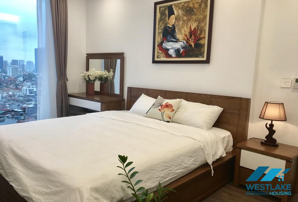 Căn hộ 2 phòng ngủ được trang trí đẹp mắt tại tòa nhà Sun Grand, Thụy Khuê, Ba Đình.