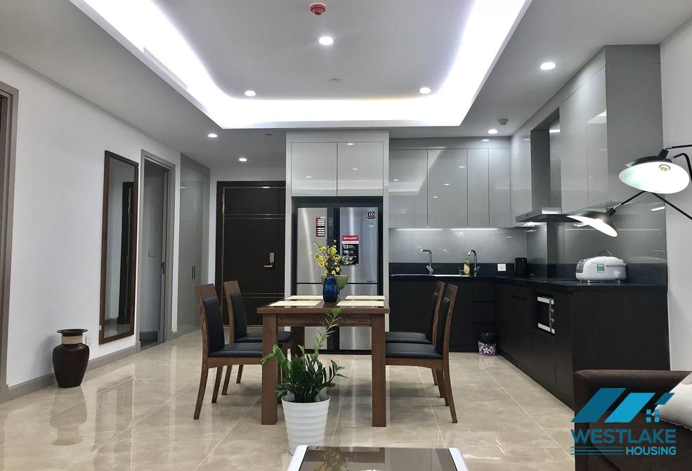Căn hộ 2 phòng ngủ được trang trí đẹp mắt tại tòa nhà Sun Grand, Thụy Khuê, Ba Đình.