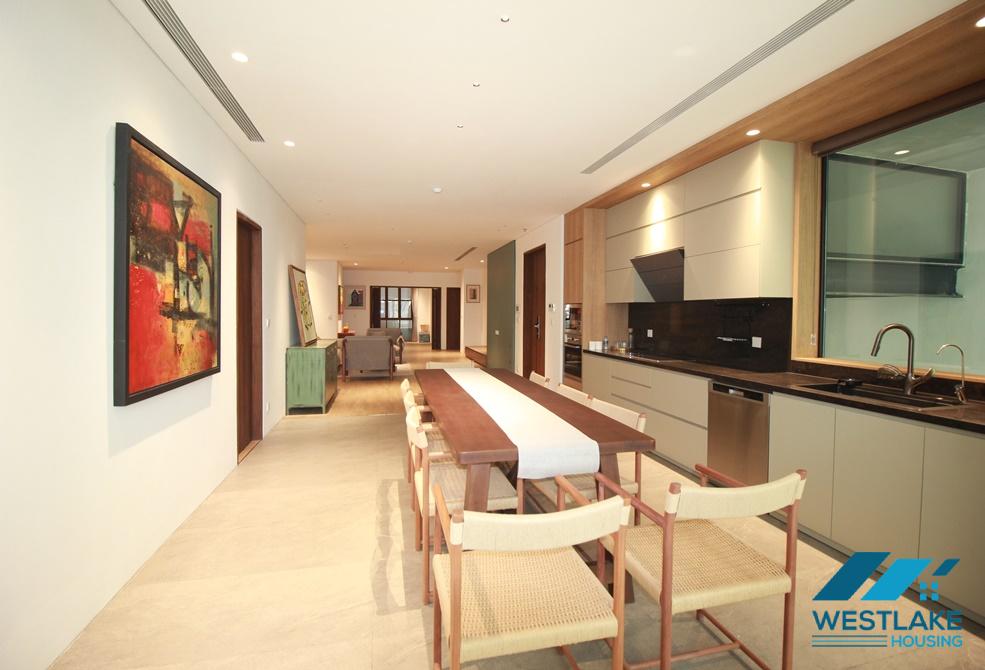 High quality 04 bedrooms apartment for rent on To Ngoc Van street, Tay Ho, Ha Noi