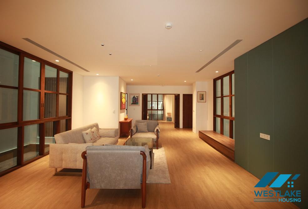 High quality 04 bedrooms apartment for rent on To Ngoc Van street, Tay Ho, Ha Noi