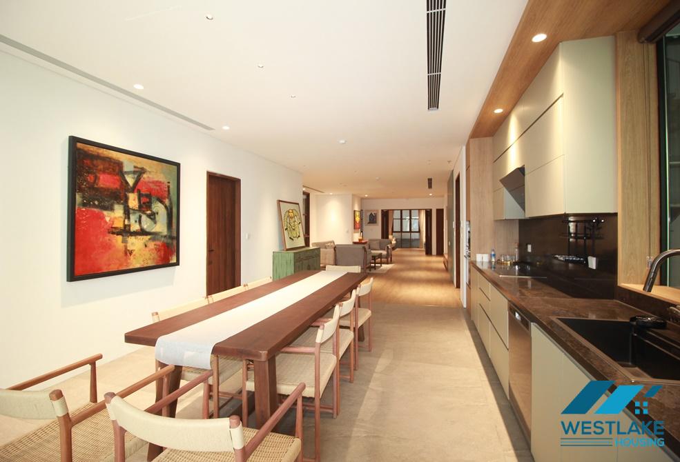 High quality 04 bedrooms apartment for rent on To Ngoc Van street, Tay Ho, Ha Noi