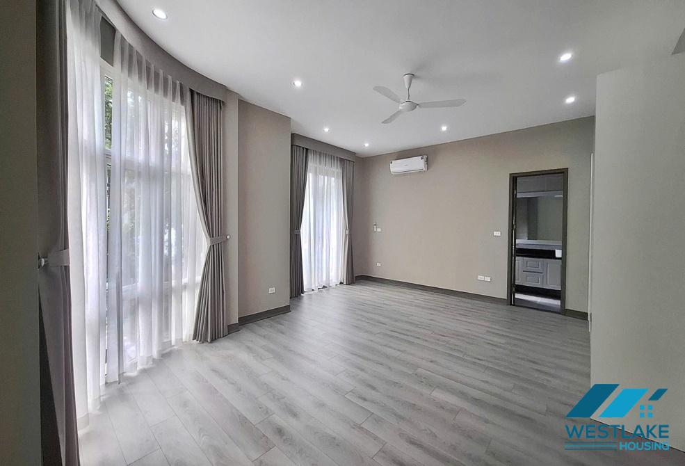 Cho thuê biệt thự góc 220m2, 3 tầng, 5 phòng ngủ, đầy đủ nội thất, gần trường quốc tế UNiS