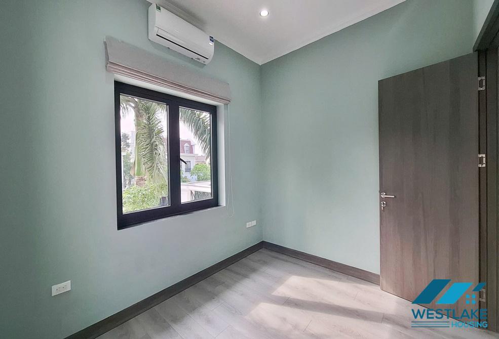 Cho thuê biệt thự góc 220m2, 3 tầng, 5 phòng ngủ, đầy đủ nội thất, gần trường quốc tế UNiS