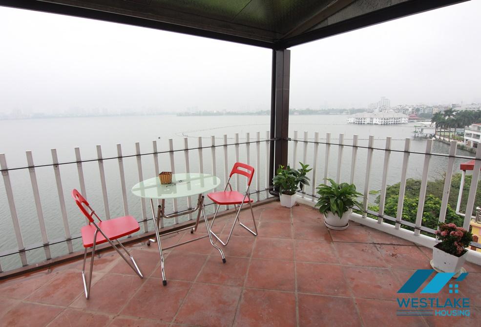 Căn Hộ 1 Phòng Ngủ, Ban Công Rông Thoáng View Hồ Cho Thuê Tại Vũ Miên, Tây Hồ
