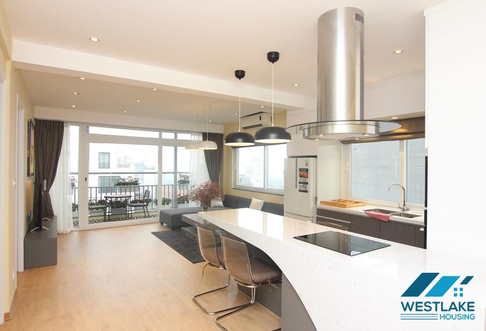 Stunning apartment on high floor for rent in the heart of Tay Ho, Hanoi