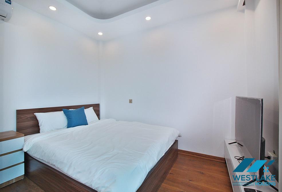 Large balcony one bedroom apartment for rent in Yen Phu area, Tay Ho, Ha Noi