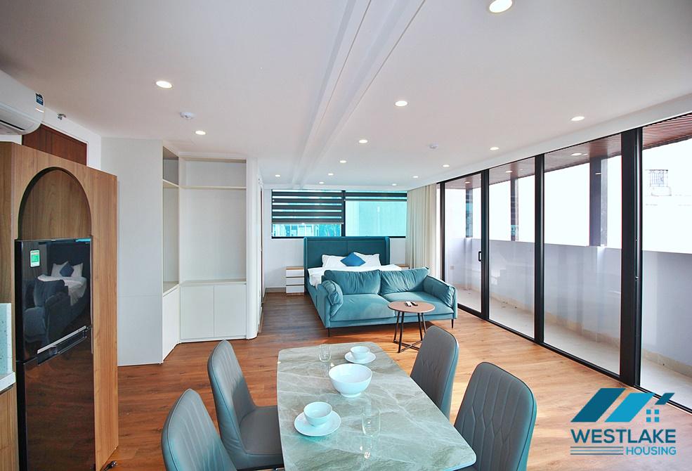 Căn Hộ Studio Rộng Đẹp Sáng Thoáng Đẹp Cho Thuê Tại Khu vực Yên Phụ, Tây Hồ, Hà Nội