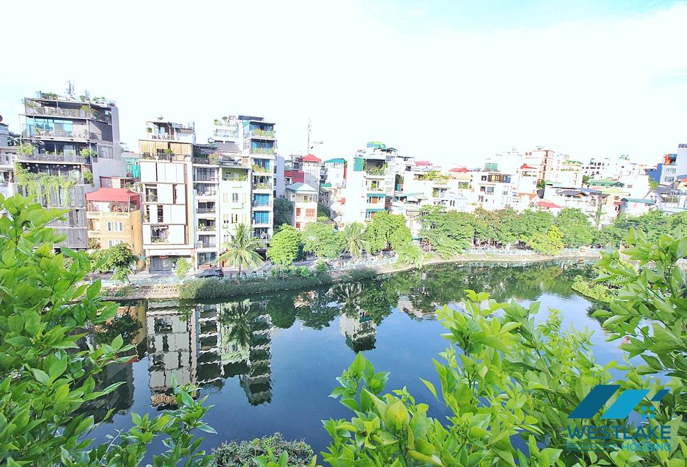 Lake view apartment with big balcony in Vu mien, Tay ho