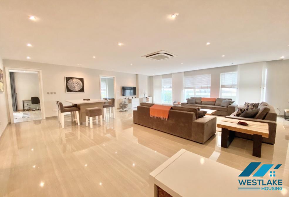 Scandinavian style golf course view 2 bedrooms apartment for rent in Ciputra, Hanoi