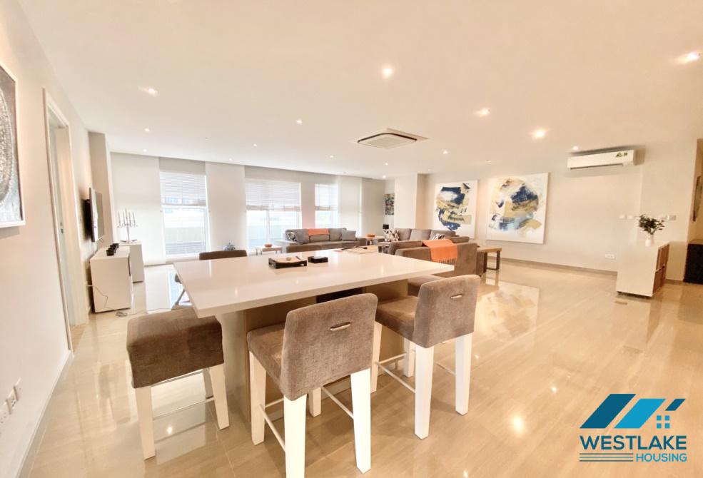 Scandinavian style golf course view 2 bedrooms apartment for rent in Ciputra, Hanoi