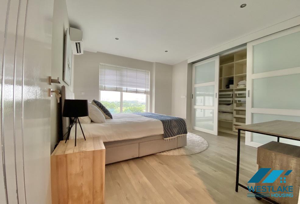 Scandinavian style golf course view 2 bedrooms apartment for rent in Ciputra, Hanoi