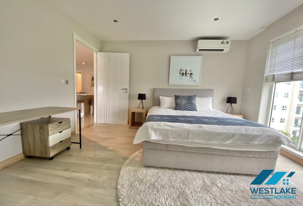 Scandinavian style golf course view 2 bedrooms apartment for rent in Ciputra, Hanoi