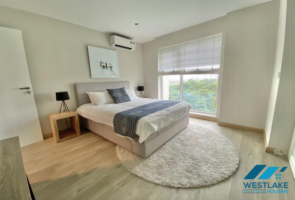Scandinavian style golf course view 2 bedrooms apartment for rent in Ciputra, Hanoi