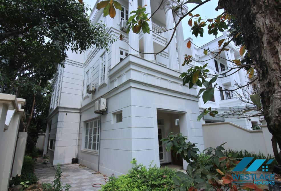 Beautiful house with garden for rent in Ciputra, Tay Ho District